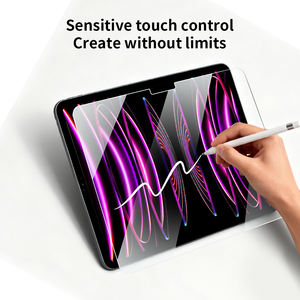 อุปกรณ์ป้องกันหน้าจอกระจกเทมเปอร์ใส HD สำหรับ <span class=keywords><strong>iPad</strong></span> Air 5กันแสงสีฟ้าป้องกันลายนิ้วมือปกป้องเต็มขอบถึงขอบ - Product Image 5