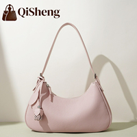 Sac à main en cuir véritable de haute qualité, personnalisé, vente en gros, sac à bandoulière souple pour femmes, design de luxe, sacs sous le bras pour femmes