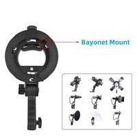 Support Flash Portable de Type S pour support de photographie de Studio Flash Softbox support de parapluie