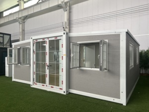 Maison préfabriquée modulaire sécurisée, unité d'habitation complémentaire (Granny Flat) 20 pieds 40 pieds, villa préfabriquée de luxe, maison conteneur pliable et extensible - Product Image 5