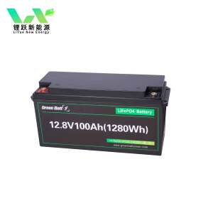 Baterai Lithium LiFePO4, 25.6V dapat diisi ulang 24V 12V 100Ah 200Ah 300Ah baterai Lithium Ion fosfat untuk RV Golf Cart - Product Image 4