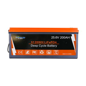 แบตเตอรี่ LiFePO4 12V 24V 25.6V ระบบเก็บแบตเตอรี่พลังงานแสงอาทิตย์200ah - Product Image 1