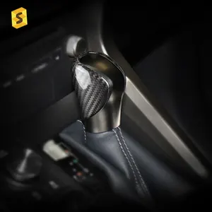 Car Interior Accessories Carbon Fiber ES RX GS IS NX RC Gear Shift Knob For Lexus Is250