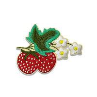 Patchs brodés à repasser avec crochet et boucle en tissu tissé avec logo de créateur cool personnalisé pour chapeaux vêtements