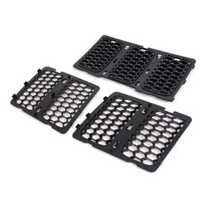 Rejilla Delantera para Jeep Grand Cherokee, Rejilla de Radiador de ABS Negro con Diseño de Panal de Abeja, Pieza de Repuesto para Modelos 2014-2016 - Product Image 2
