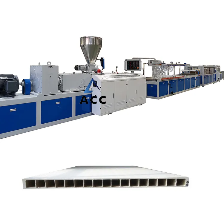 High Quality Professional Wood Plastic Extrusion Machine For Wpc Decking Profile Production Line