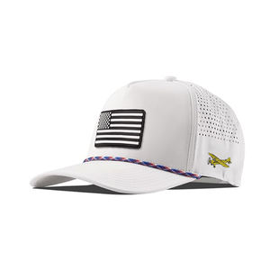 Özel 5-Panel lazer kesim beyzbol şapkası hızlı kuru su geçirmez yaz sporcu ağı şapka 100% Polyester el işlemeli meyve desen - Product Image 4