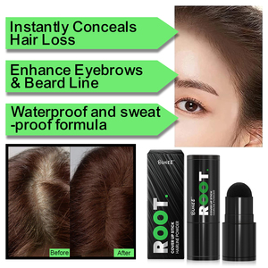 Private Label Natural Gray <strong>Hair</strong> Root Touch up <strong>Dye</strong> Waterproof Hairline Shadow Powder <strong>Hair</strong> Concealer - Product Image 5