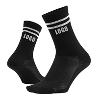 Chaussettes de cyclisme personnalisées avec logo OEM, chaussettes de sport pour hommes, chaussettes de course unisexes, chaussettes de basket-ball athlétiques personnalisées