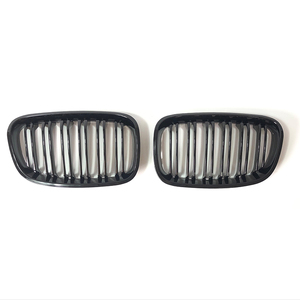 Per <span class=keywords><strong>bmw</strong></span> 1Serie F20 Gloss Nero Della Maglia Della griglia di Materiale ABS Paraurti Anteriore Griglia - Product Image 1