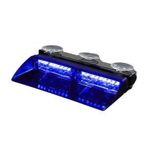 S2 16 LED Strobe Light 12V Automotive Dash Emergency 18 lampeggiante allarme lampeggiante tinta colore blu - Product Image 5