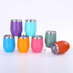 Gourde isotherme en acier inoxydable à double paroi de 12 oz, écologique, avec idée de cadeau d'affaires, OEM/ODM - Product Image 1