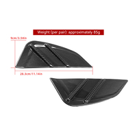 Garniture de pare-chocs latéral de remplacement en fibre de carbone préimprégnée style MP pour BMW M3 G80 2021+