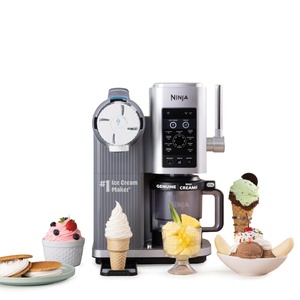 Scoop Swirl Electric Ice <strong>Cream</strong> <strong>Maker</strong> 1000W Soft Serve Sorbet Milkshakes Frozen Yogurt 13-in-1 Programs Handle 2-in-1 Household - Product Image 1