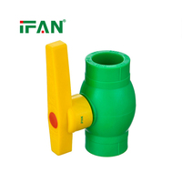 IFAN Vente en gros de vannes à boisseau sphérique en fer pour raccords de tuyauterie PPR, accessoires de conduite d'eau, personnalisables et économiques