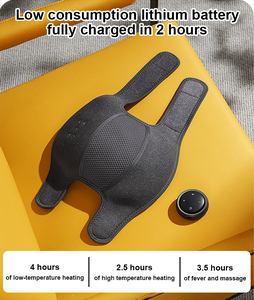 Vibraciones ajustables Calefacción Calentamiento Rodillera Envoltura Almohadilla de calefacción Masajeador de hombro de rodilla para mujeres Hombres Alivio del dolor de hombro de rodilla - Product Image 4