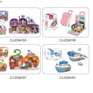 Barcos pista coche juguete niños multifuncional plástico Deformable Musical dibujos animados barco tirar hacia atrás pista Coche - Product Image 5