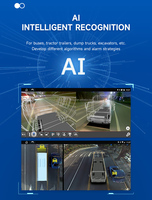 Caméra embarquée DVR pour camion, 4 canaux, 1080p, système de vidéosurveillance LTE pour véhicule avec Android OS, grand angle, GPS Tracker et WiFi 4G pour la gestion de flotte