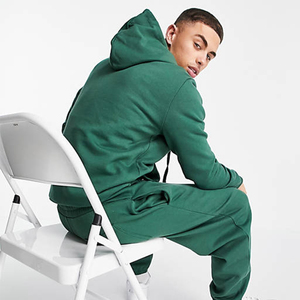 กางเกงวอร์มใส่วิ่งแบบสวมหัวปัก3D มีฮู้ดผ้าโพลีเอสเตอร์ทนทานออกแบบโลโก้ได้ตามต้องการฤดูใบไม้ร่วง - Product Image 1