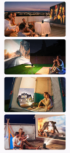 Proyector C900 <span class=keywords><strong>Mini</strong></span> portátil 8000mAh Power Bank Proyector al aire libre con Android9 WiFi y altavoz <span class=keywords><strong>Bluetooth</strong></span> - Product Image 5