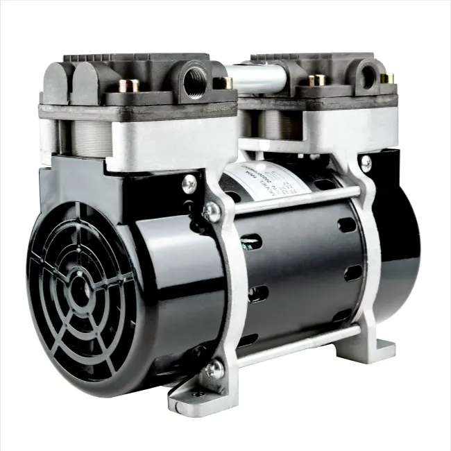180W 7bar high pressure small air compressor pump 60DB silent oil-free air compressor head for Dental laboratory