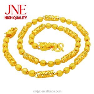 24K Gold Plated the Same Style of <strong>Ese</strong> Jewelry Copper Gilded Dragon Hollow Auspicious <strong>Cloud</strong> Large Necklace Accessories Factory - Product Image 2