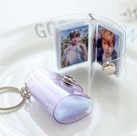 Porte-cartes en PVC transparent avec hologramme personnalisé, étui à cartes transparent au laser, pochette à bandoulière pour enfants, porte-monnaie, sac à main