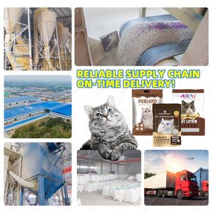 Litière pour chat <span class=keywords><strong>en</strong></span> bentonite <span class=keywords><strong>de</strong></span> qualité supérieure, super agglomérante, désodorisante, 10L, lavande, <span class=keywords><strong>sable</strong></span> pour chat Moomoopet - Product Image 4