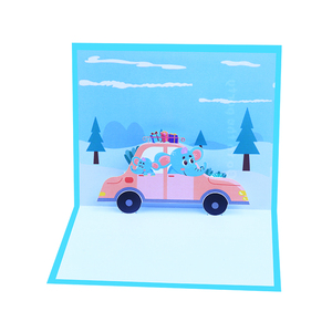 Novo Lançamento Cartão de Aniversário 3D Pop-up Cortado a Laser com Envelope Melhor para Mãe Esposa Irmã Amiga - Product Image 3