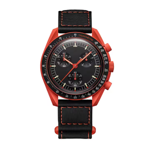 Reloj de Cuarzo Estilo <span class=keywords><strong>Omega</strong></span> de Alta Calidad con Correa de Cuero y Logotipo Personalizado, Venta al por Mayor de Fábrica OEM - Product Image 3