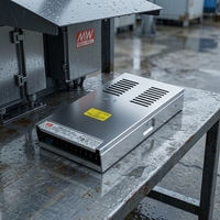 Mean Well Original ERP-350-12/24V/36V/48V LED Rain-Proof Switching Power Supply 200W 12V26.7A 24V14.6A Baru Keluaran Tunggal