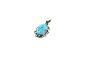 Colgante de Larimar Natural Genuino, Plata de Ley 925, Hecho a Mano, Joyería de Moda para Mujer, Proveedor Mayorista, Fabricante de Joyería - Product Image 3