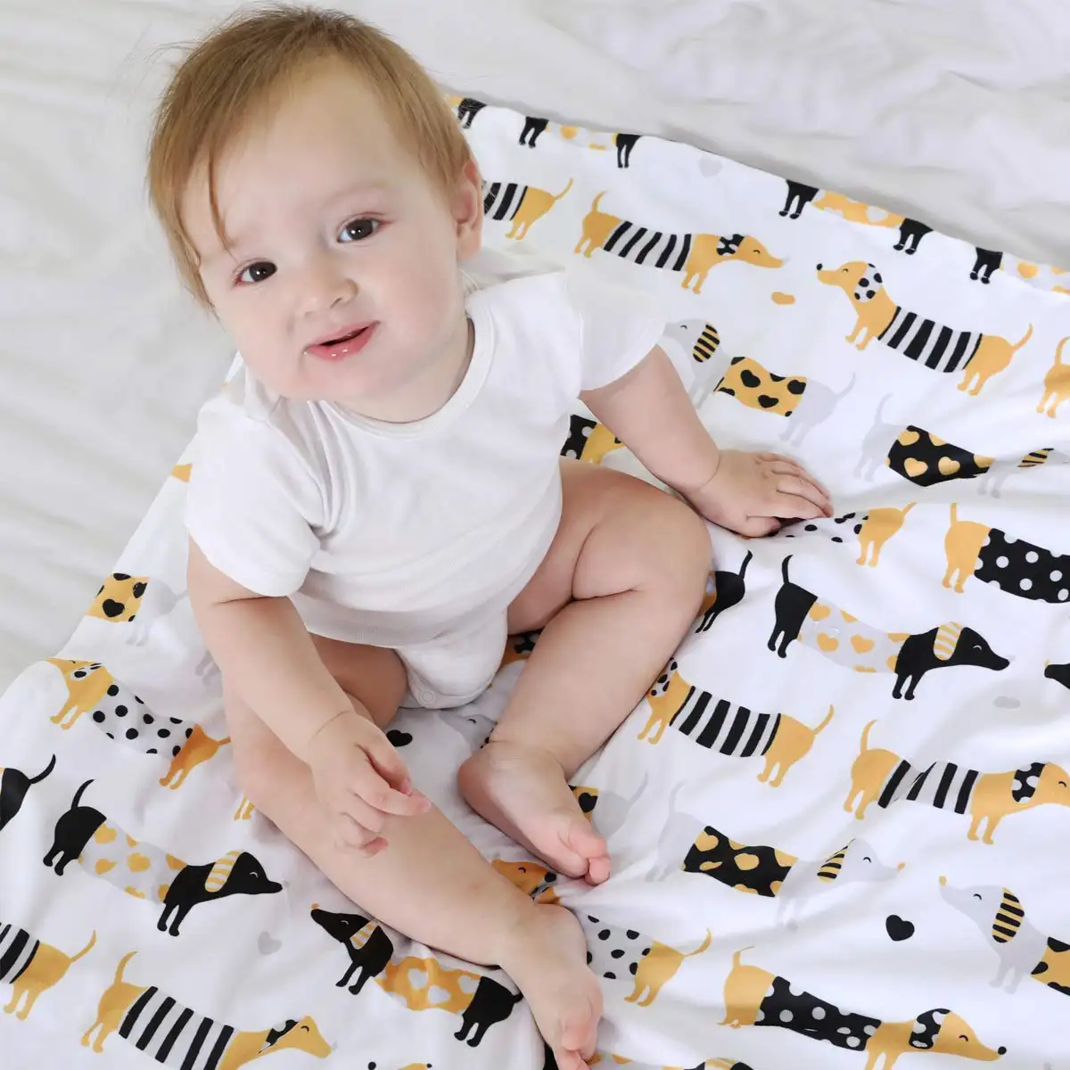 Manufacture OEM Custom High Quality Printed baby minky Blankets Kids Throw Blanket