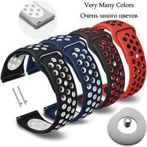 <span class=keywords><strong>Bracelet</strong></span> en silicone souple <span class=keywords><strong>20</strong></span>/22mm pour Samsung Galaxy Watch 7 <span class=keywords><strong>Bracelet</strong></span> 5 bandes pour Huawei <span class=keywords><strong>Garmin</strong></span> Xiaomi Watch 4 6 Classic 46 43 47mm - Product Image 4