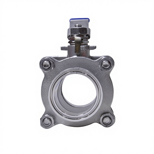 स्टेनलेस स्टील cf8m 1000wग 3 पीसी प्रकार बट वेल्ड मैनुअल संचालित बॉल वाल्व ओम अनुकूलन पानी के लिए 2 इंच पोर्ट आकार - Product Image 4