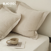 Bio-Baumwolle Tencel Jacquard Bett Kissen bezug Moderne Luxus natürliche europäische Kissen bezug Hotel liefert Bettwäsche