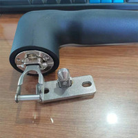 Poignée de serrure de porte de four à compression