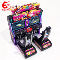 Machine d'arcade de course à deux joueurs en métal et acrylique, écran HD 32 pouces, simulateur à monnayeur pour salle d'arcade, directement de l'usine