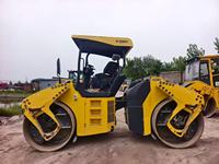 Compacteur à double tambour BOMAG BW203 SL 4 d'origine allemande avec moteur Deutz 100KW, compacteur à 360 degrés pour la construction de routes en asphalte