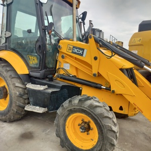 JCB 3CX <b>Wheel</b> Loader with Standard Bucket Engine Gearbox Pump & Motor-Yellow Construction Equipment - Product Image 5