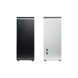 Mini-itx — boîtier personnalisé en aluminium fin U110, Mini PC avec Support de carte graphique vidéo GPU