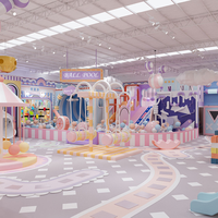 Parc de jeux intérieur commercial pour enfants, équipement d'aire de jeux pour enfants, solutions d'ensembles de jeux souples d'intérieur