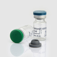 Emballage stérile de flacons en verre transparent pharmaceutique sans liquide de 2ml 5ml 7ml 10ml pour gicler avec bouchon en caoutchouc