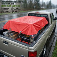 Bâche de protection de cargaison en PE de 180 g, imperméable et résistante aux UV, pour camion léger, tricycle, transport sur courte distance