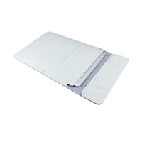 Nouveauté : Station de charge sans fil 2 en 1, sac pour ordinateur portable en cuir PU portable, chargeur de téléphone sans fil pour l'extérieur