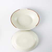 Bol à salade, soupe et collation en mélamine, forme bateau, écologique, sans BPA, durable, en plastique Yuanbao poli, moderne, personnalisé et professionnel