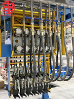 Machine de coulée continue verticale de barres de cuivre brillant de 1000 tonnes