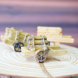 Хит продаж, полимерный мох, микро-ландшафтный орнамент, сочный цветочный горшок, украшение, тачка для дров, тележка для аквариума - Product Image 2