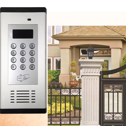 Support RFID Card RainproofHood Optional Smart K6 System 4G LTE GSM Access Control Wireless Apartment by Free Phone Call