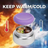 Boîte à lunch isotherme de haute qualité en plastique 1-3L avec poignée, cuillère, fourchette, anti-fuite, compatible micro-ondes, sans BPA, écologique, 4 compartiments